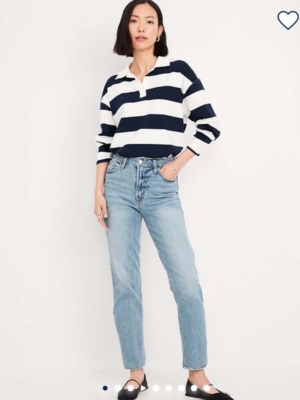 Old Navy OG Straight Ankle High Rise Women’s Jeans- Light Blue